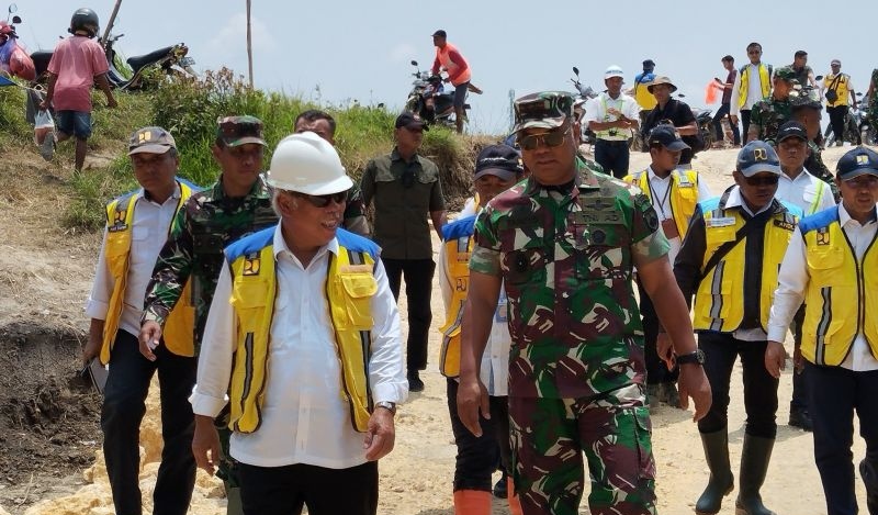 Menteri PUPR katakan titik tanggul jebol di Sungai Wulan Demak sudah ditutup