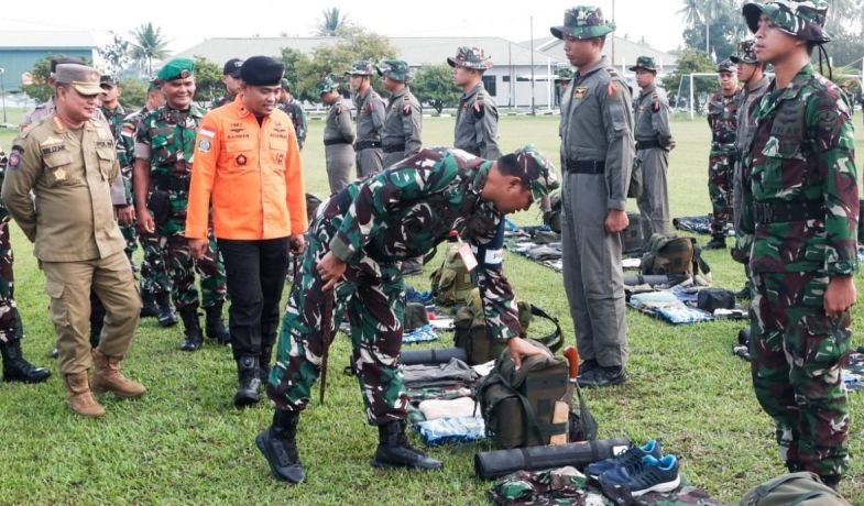 Lanud RSA Natuna gelar latihan survival dasar