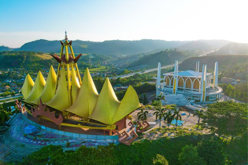 ASDP tata kawasan Siger Park di Bakauheni Harbour City ASDP tata kawasan Siger Park di Bakauheni Harbour City