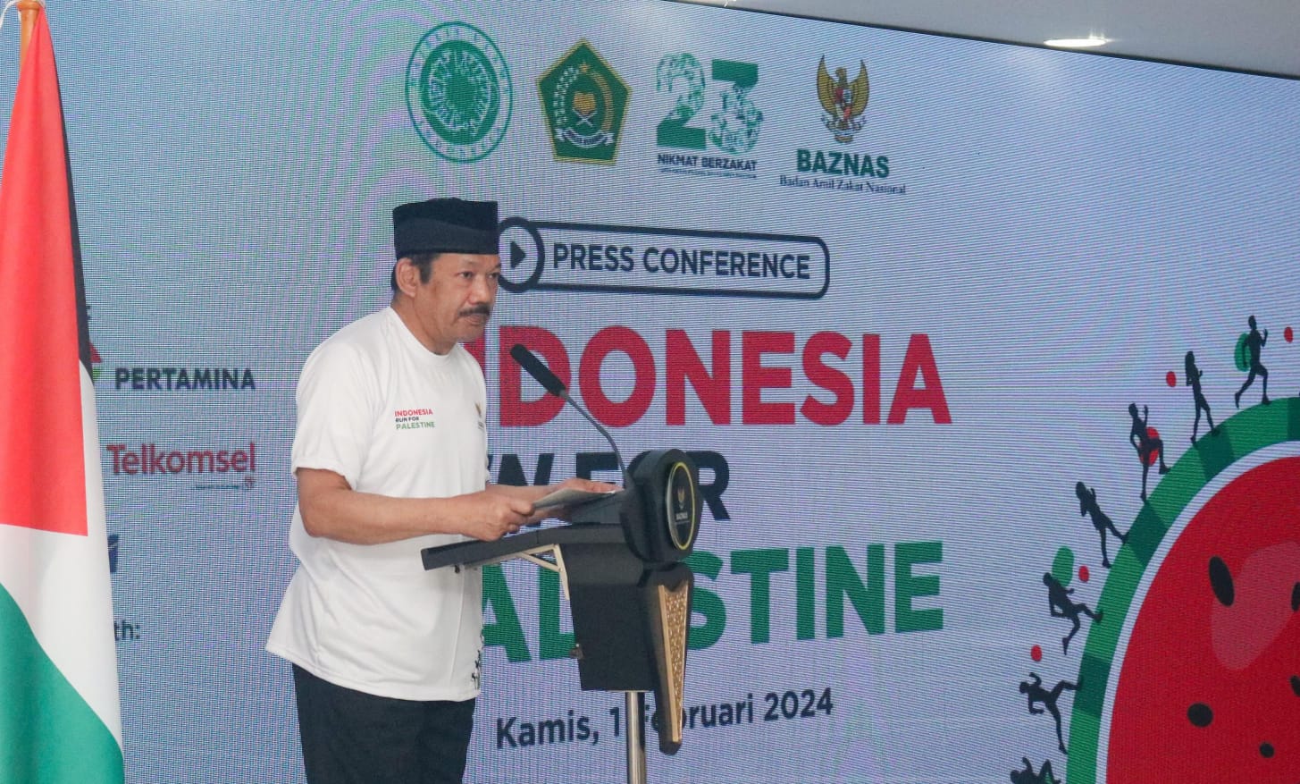 Tingkatkan solidaritas kemanusiaan, BAZNAS luncurkan Indonesia Run for Palestine