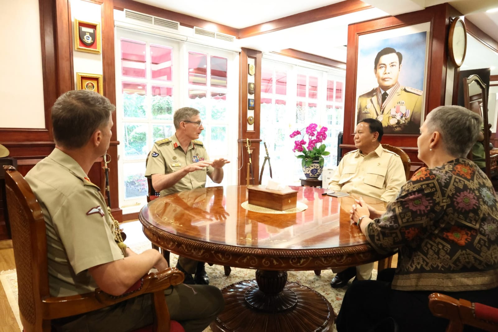 Menhan Prabowo terima kunjungan Panglima Angkatan Bersenjata Australia Menhan Prabowo terima kunjungan Panglima Angkatan Bersenjata Australia