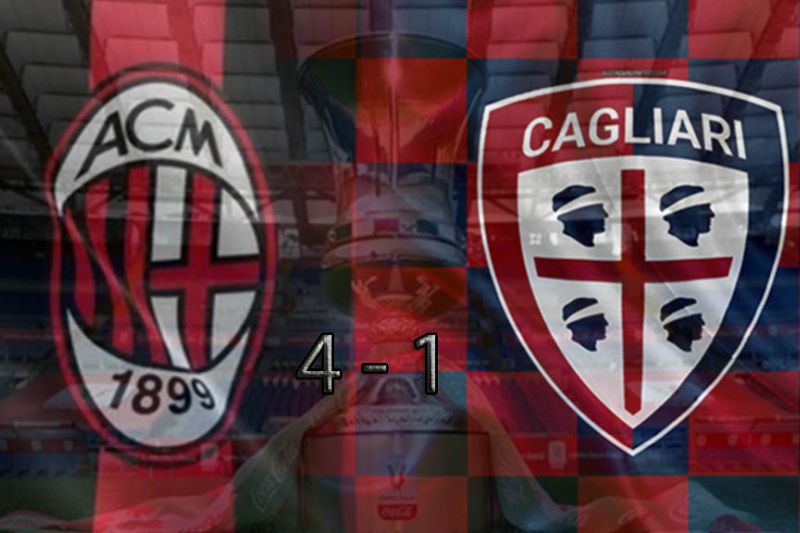 Milan singkirkan Cagliari untuk melaju ke perempat final Piala Italia Milan singkirkan Cagliari untuk melaju ke perempat final Piala Italia