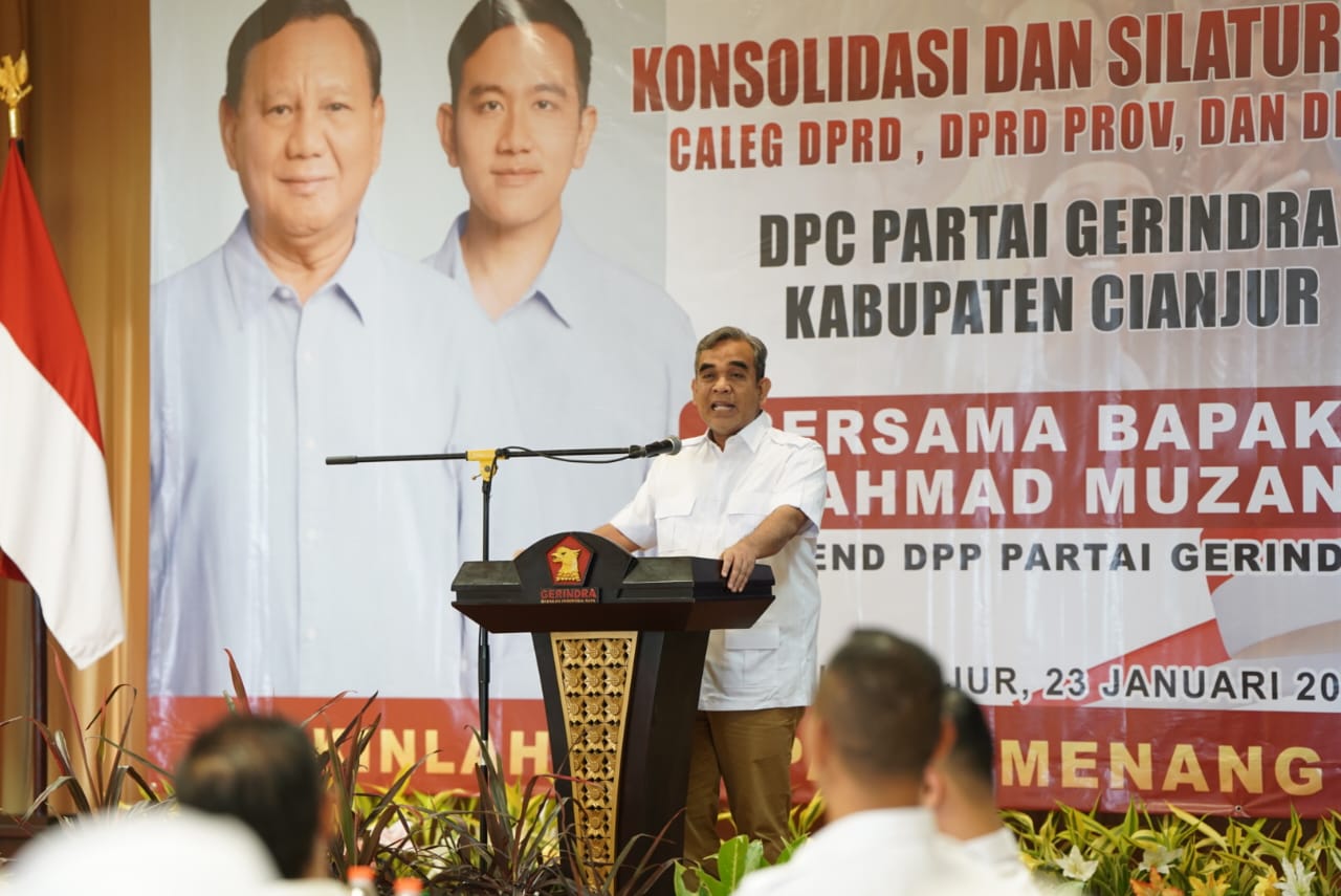 Muzani minta kader dan relawan tidak jumawa lihat hasil survei Prabowo Muzani minta kader dan relawan tidak jumawa lihat hasil survei Prabowo