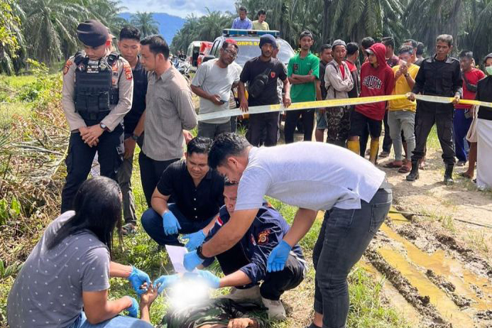 Polres Aceh Barat Daya selidiki kematian petani di kebun kelapa sawit