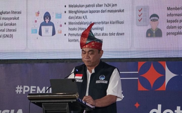 Kemenkominfo hapus 165 konten hoaks selama masa kampanye Pemilu 2024 Kemenkominfo hapus 165 konten hoaks selama masa kampanye Pemilu 2024