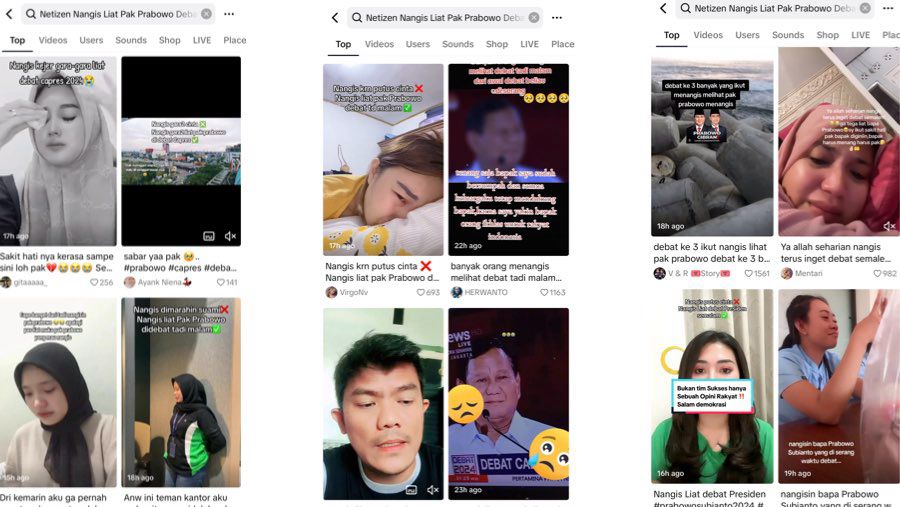 Viral reaksi menangis warganet untuk Prabwowo di medsos pasca debat capres Viral reaksi menangis warganet untuk Prabwowo di medsos pasca debat capres