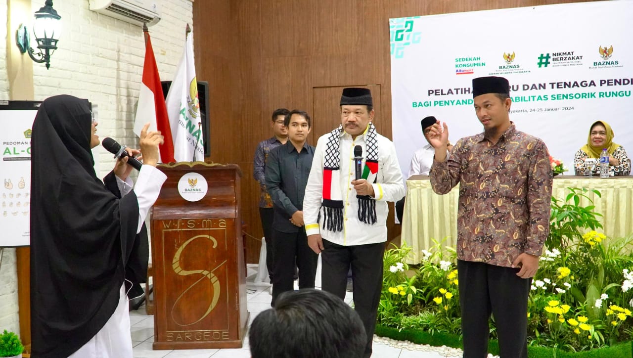 BAZNAS mulai program ToT pengajar Al Quran Isyarat di 34 provinsi BAZNAS mulai program ToT pengajar Al Quran Isyarat di 34 provinsi