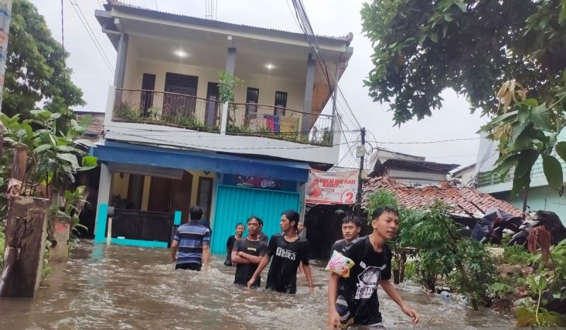 Hujan deras sebabkan banjir di empat kelurahan di Jakarta Selatan