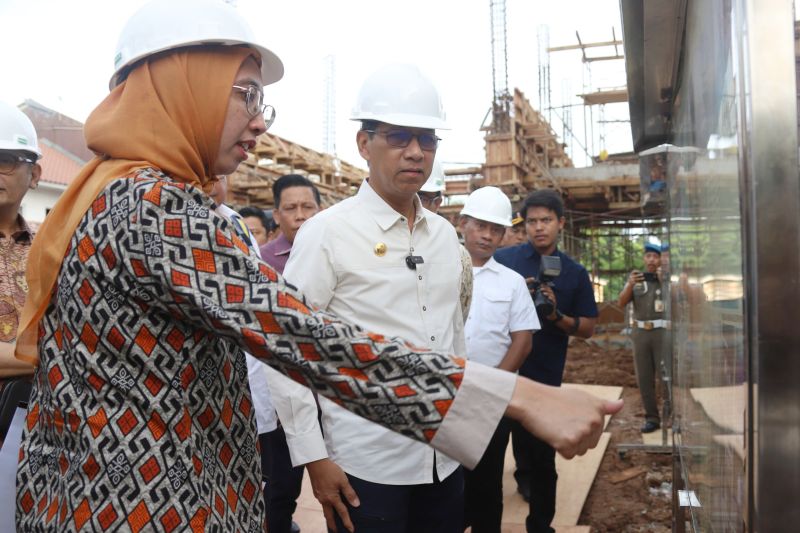 Rumah pompa kendali banjir di Kemang ditargetkan beroperasi Maret Rumah pompa kendali banjir di Kemang ditargetkan beroperasi Maret