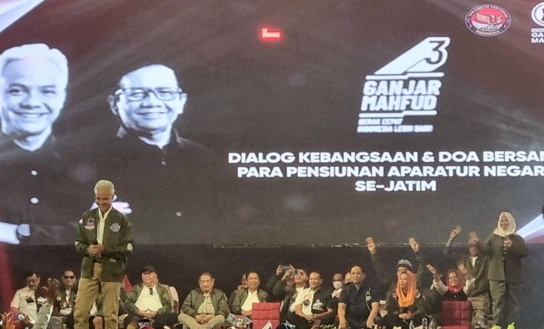 Ganjar yakin dukungan pensiunan TNI/Polri mampu lawan intimidasi Ganjar yakin dukungan pensiunan TNI/Polri mampu lawan intimidasi