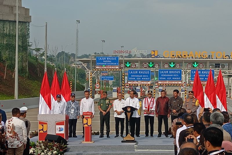 Peresmian Jalan Tol Pamulang-Cinere-Raya Bogor oleh Presiden Jokowi Peresmian Jalan Tol Pamulang-Cinere-Raya Bogor oleh Presiden Jokowi