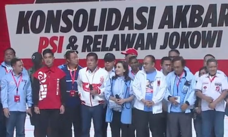 Relawan Jokowi deklarasikan dukungan ke PSI menangkan Prabowo-Gibran Relawan Jokowi deklarasikan dukungan ke PSI menangkan Prabowo-Gibran