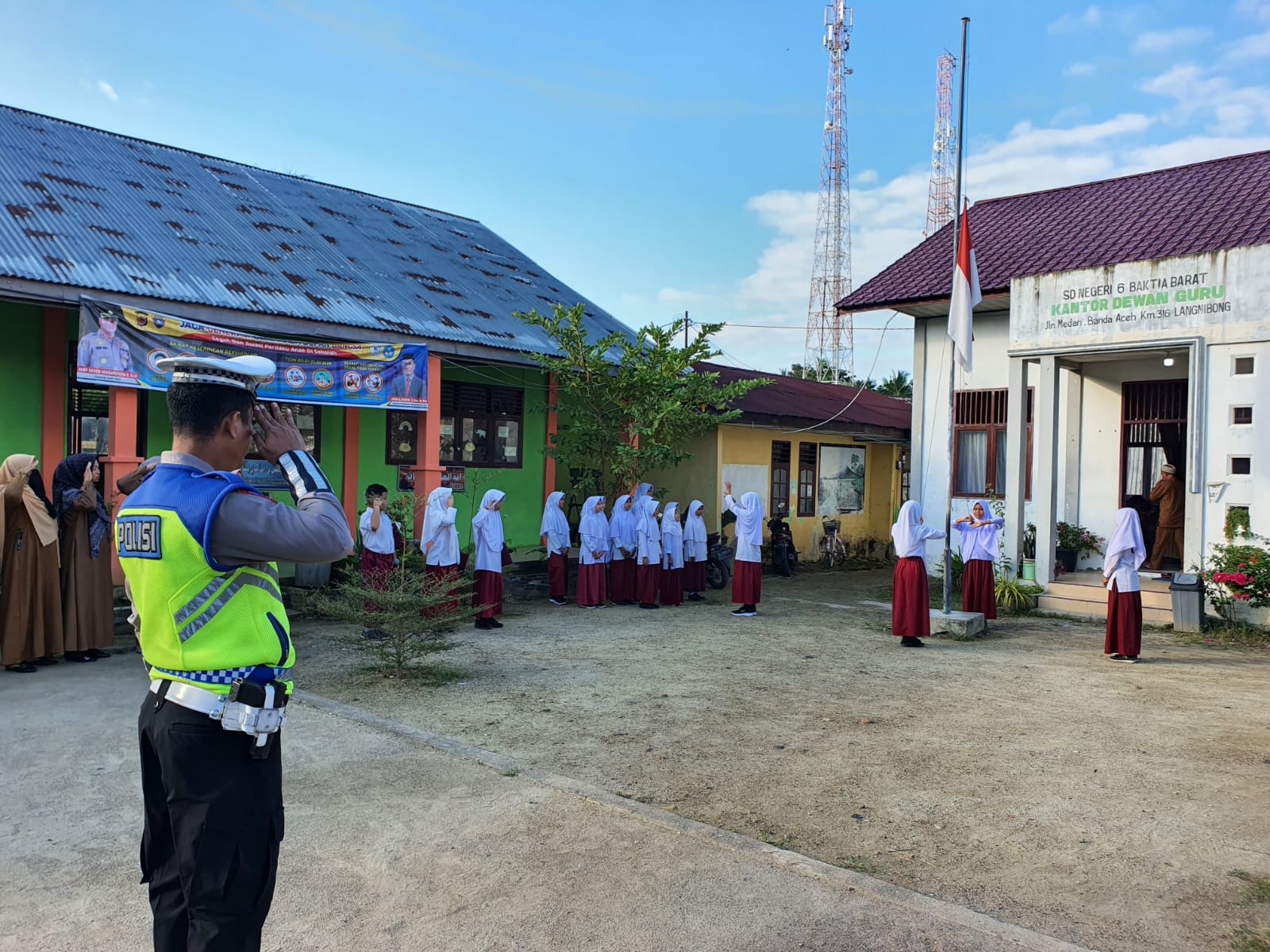 Satlantas Polres Aceh Utara sosialisasi keselamatan lalu lintas pada anak