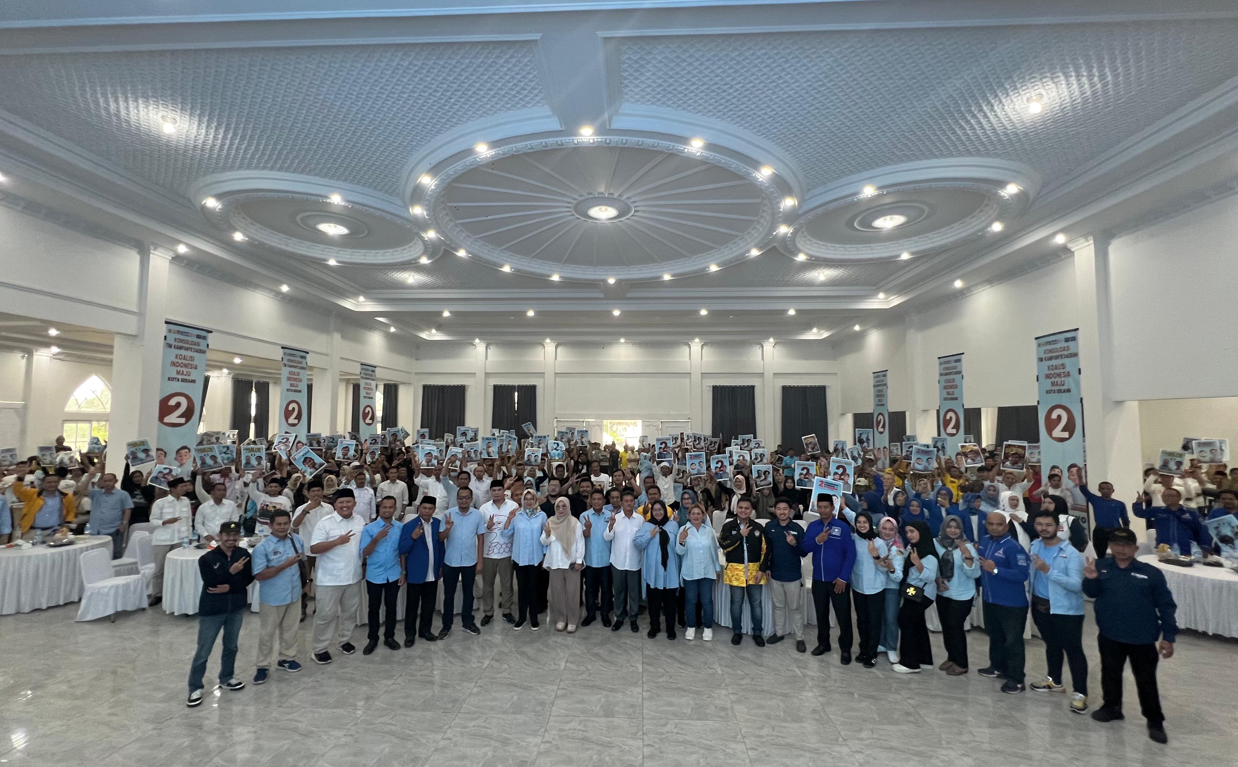 TKD Kota Serang yakin Prabowo - Gibran menang satu putaran TKD Kota Serang yakin Prabowo - Gibran menang satu putaran