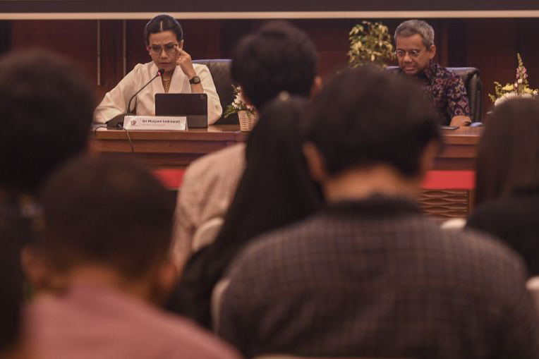 Sri Mulyani bukukan anggaran perlinsos Rp443,4 triliun pada 2023 Sri Mulyani bukukan anggaran perlinsos Rp443,4 triliun pada 2023