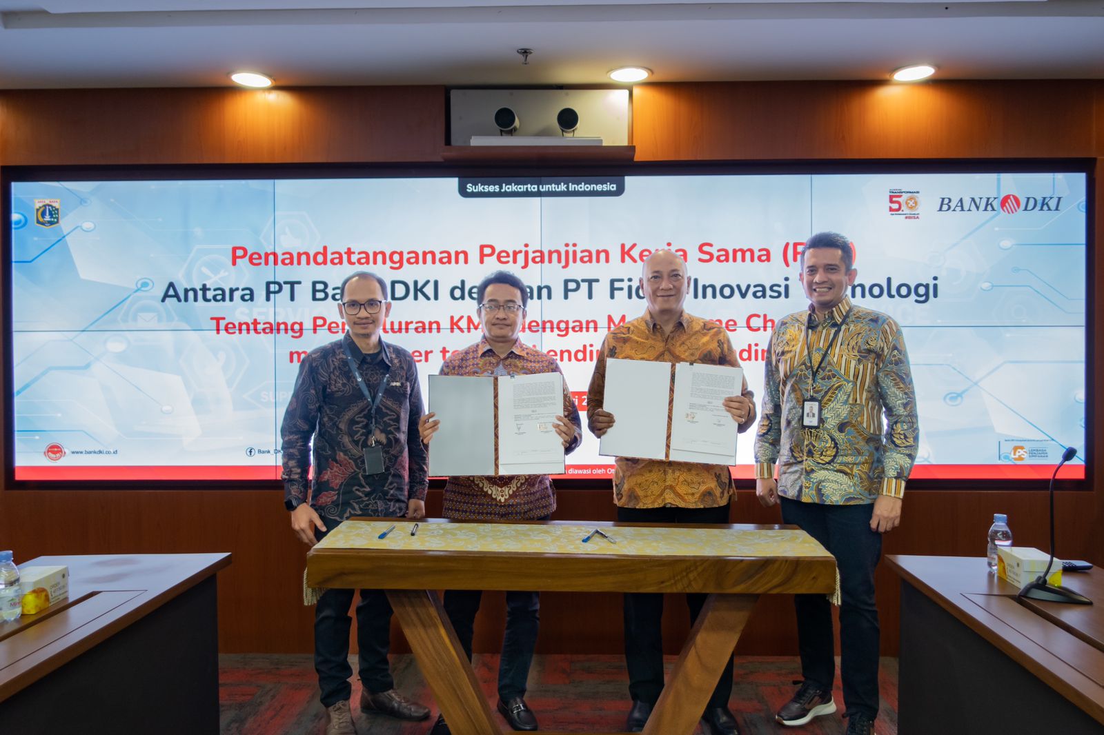 Bank DKI-Fidac Inovasi Teknologi kerjasama hadirkan kemudahan penyaluran kredit bagi ASN Bank DKI-Fidac Inovasi Teknologi kerjasama hadirkan kemudahan penyaluran kredit bagi ASN