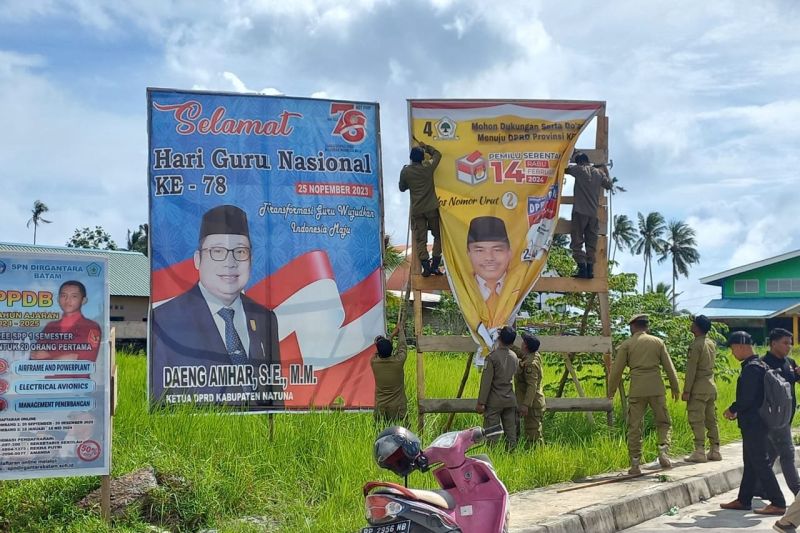 APK langar aturan kampanye di Natuna dicopot APK langar aturan kampanye di Natuna dicopot