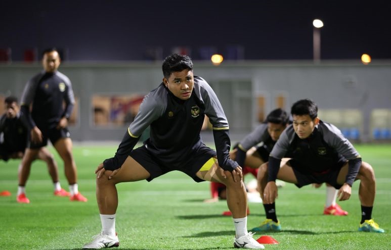 Timnas Indonesia jalani latihan perdana di Qatar Timnas Indonesia jalani latihan perdana di Qatar