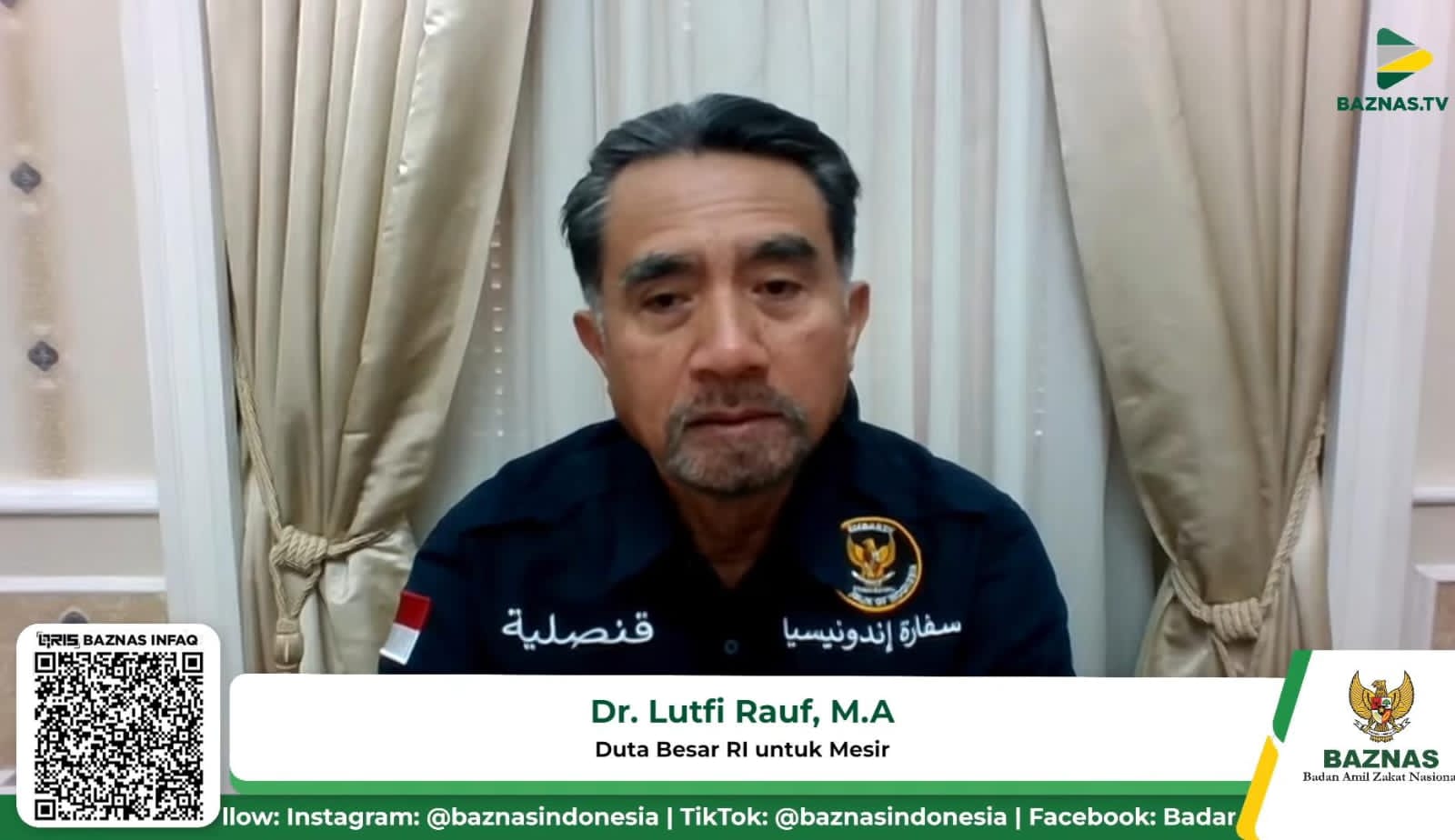 Dubes RI Mesir apresiasi aksi kemanusiaan BAZNAS bantu Palestina Dubes RI Mesir apresiasi aksi kemanusiaan BAZNAS bantu Palestina