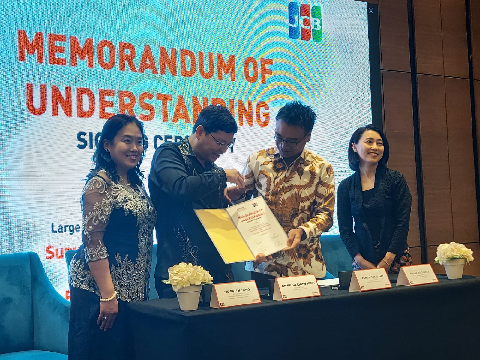 Dorong kunjungan wisata, JCB dan Sunway Healthcare grop adakan kemitraan