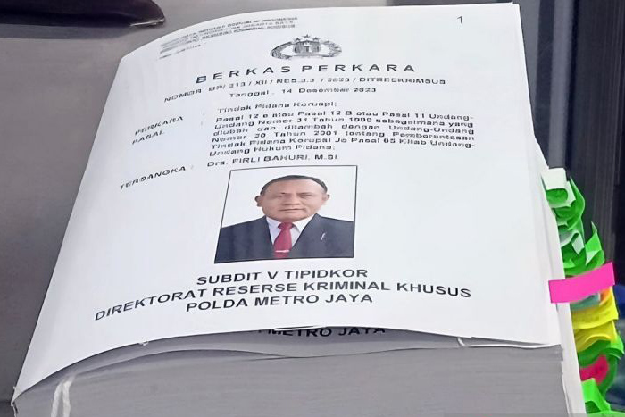Berkas kasus pemerasan oleh Firli diminta kembali oleh Kejati DKI Berkas kasus pemerasan oleh Firli diminta kembali oleh Kejati DKI