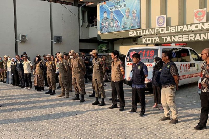 Satpol PP Tangerang siapkan 10.350 petugas linmas bantu keamanan TPS Satpol PP Tangerang siapkan 10.350 petugas linmas bantu keamanan TPS