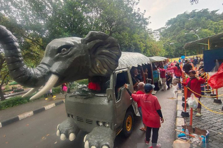 Pengunjung Ragunan capai 96.111 orang pada libur Tahun Baru 2024