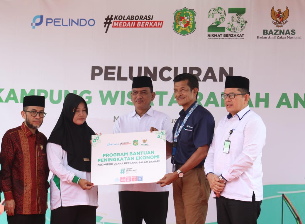 BAZNAS dan PT Pelindo luncurkan Kampung Wisata Ramah Anak di Medan BAZNAS dan PT Pelindo luncurkan Kampung Wisata Ramah Anak di Medan