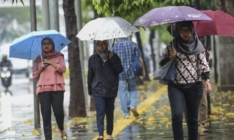Hujan guyur sebagian besar wilayah Ibu Kota Provinsi pada Kamis