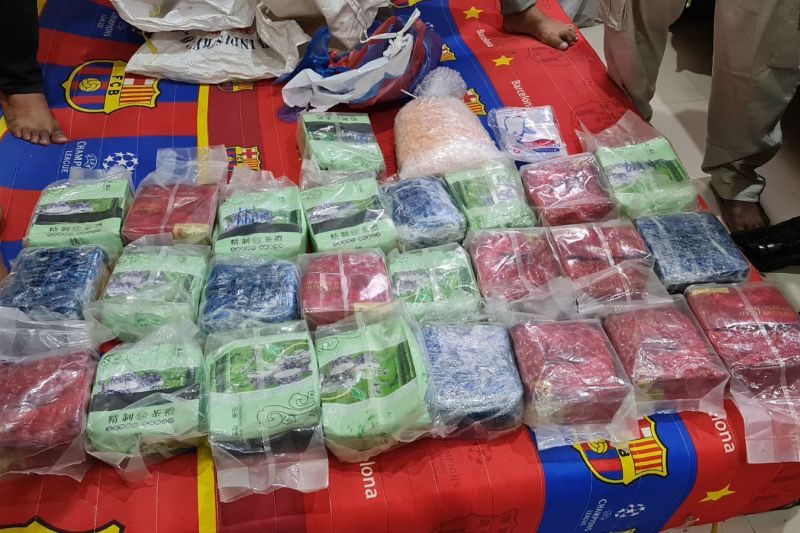 Tersangka kasus 28,5 kg sabu-sabu di Banda Aceh ditangkap polisi