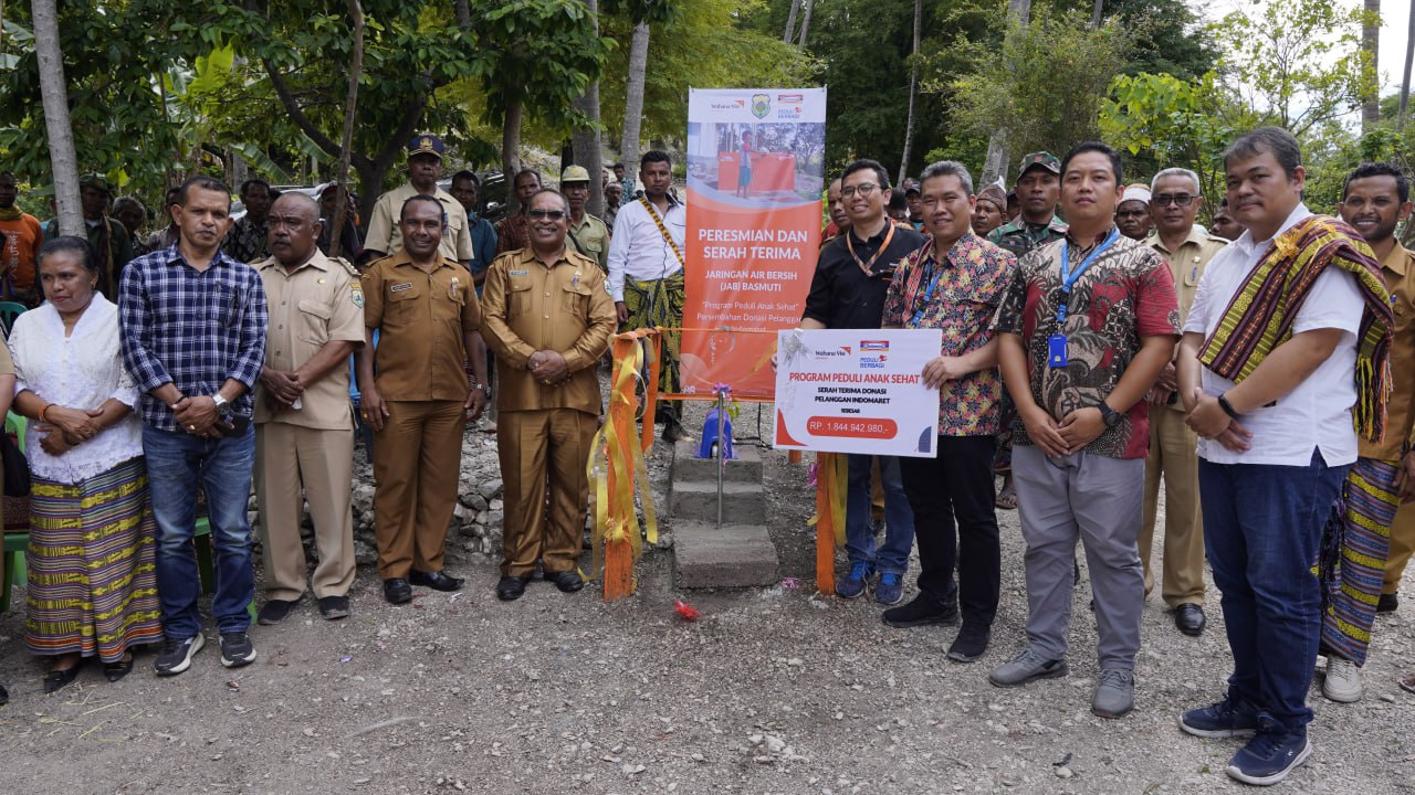 Dari Donasi Pelanggan Indomaret, 200 sambungan rumah terpasang  di Timor Tengah Selatan, NTT
