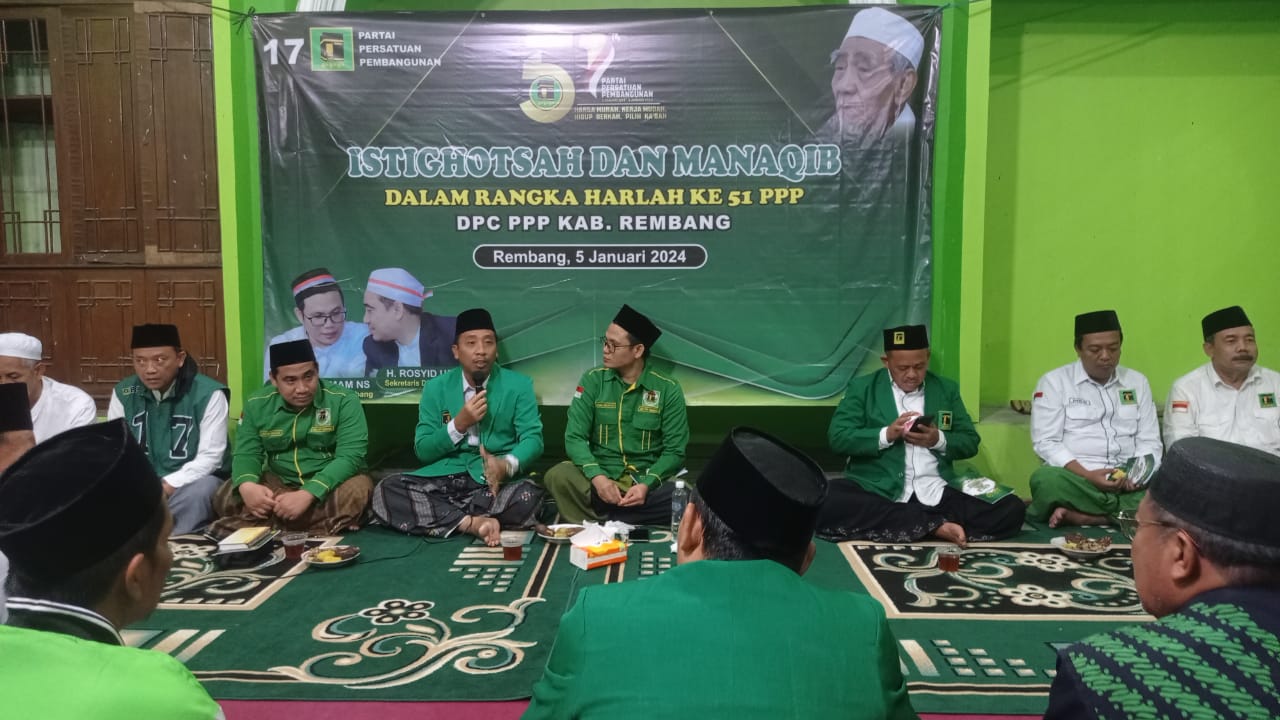 Peringati Harlah ke-51, PPP Rembang gelar istigasah dan manakib