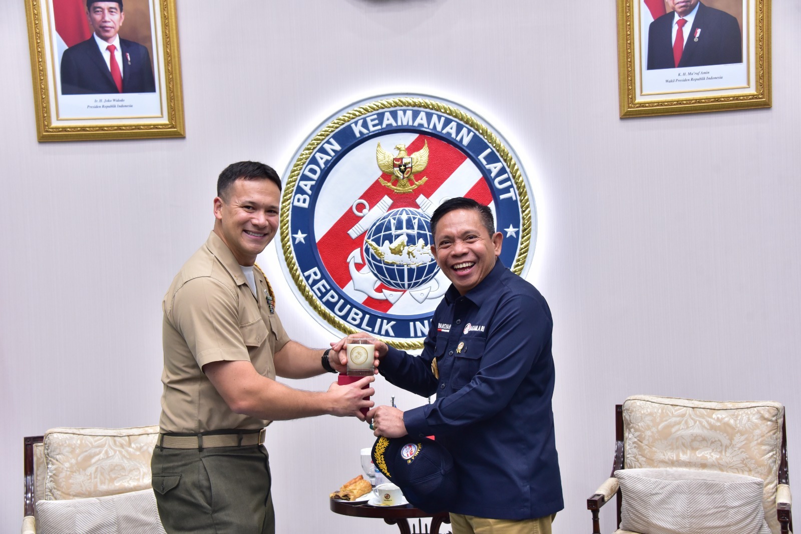 Bahas kerja sama bilateral, Kepala Bakamla RI terima kunjungan U.S. Naval Attache Bahas kerja sama bilateral, Kepala Bakamla RI terima kunjungan U.S. Naval Attache