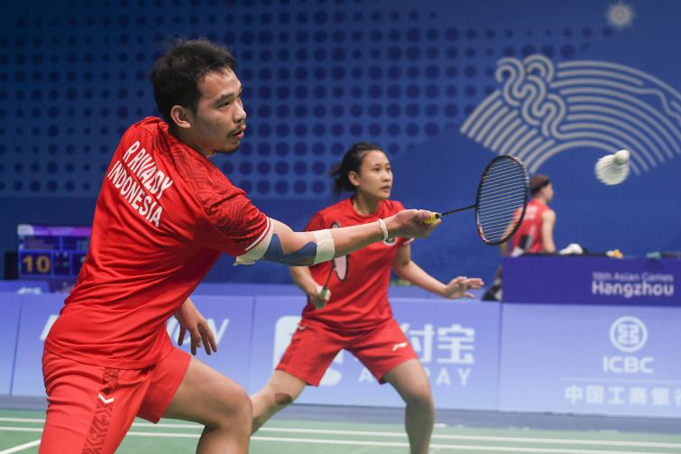 Rinov/Pitha akui tertekan saat berlaga di babak 32 besar Malaysia Open 2024 Rinov/Pitha akui tertekan saat berlaga di babak 32 besar Malaysia Open 2024