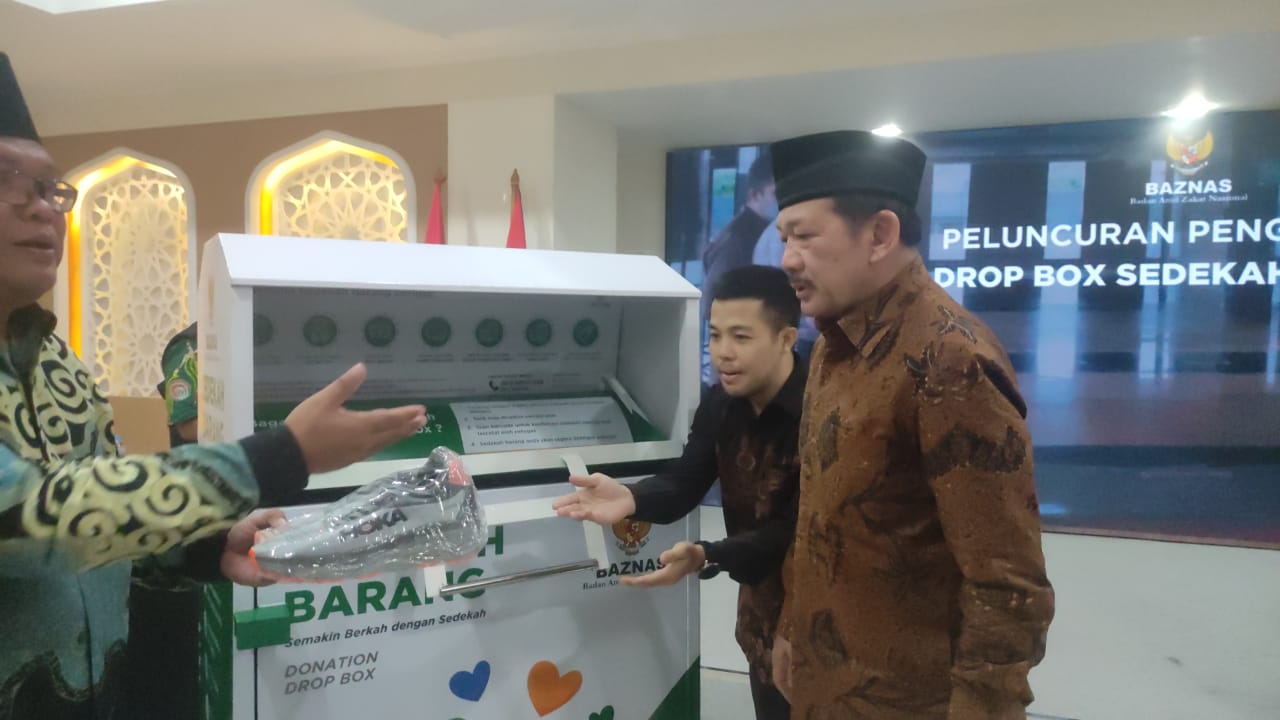 Baznas RI ajak masyarakat sedekah barang melalui drop box Baznas RI ajak masyarakat sedekah barang melalui drop box