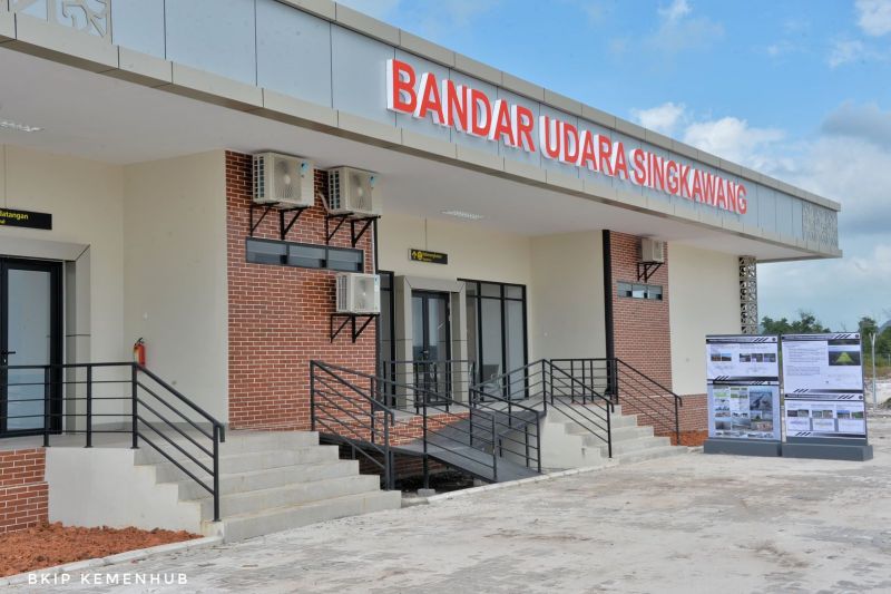 Pembangunan Bandara Singkawang capai 95 persen