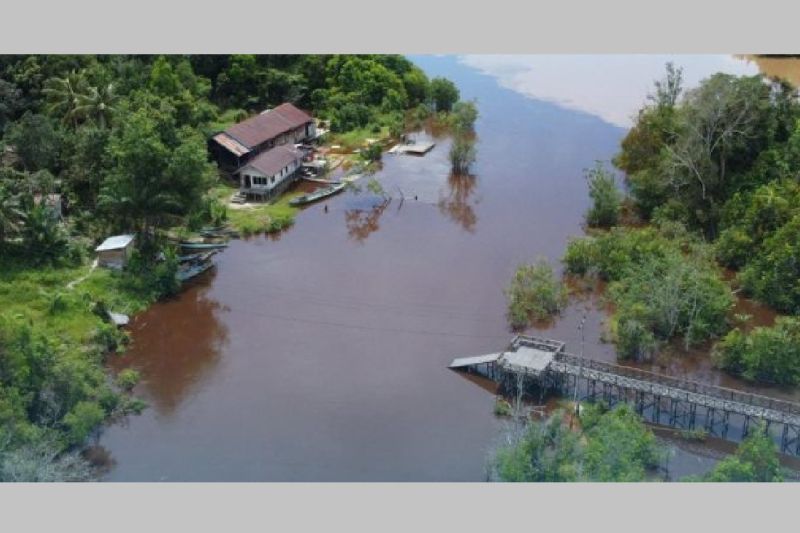 Jembatan gantung hubungkan kelurahan terisolir di Palangka Raya