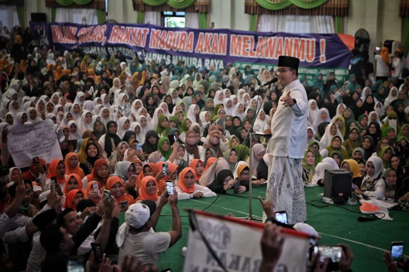 Anies sampaikan pesan perubahan saat kampanye akbar di Sumenep Anies sampaikan pesan perubahan saat kampanye akbar di Sumenep