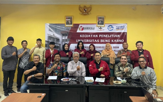 UBK lakukan penelitian kolaboratif teknologi digital bawaslu untuk pengawasan pemilu