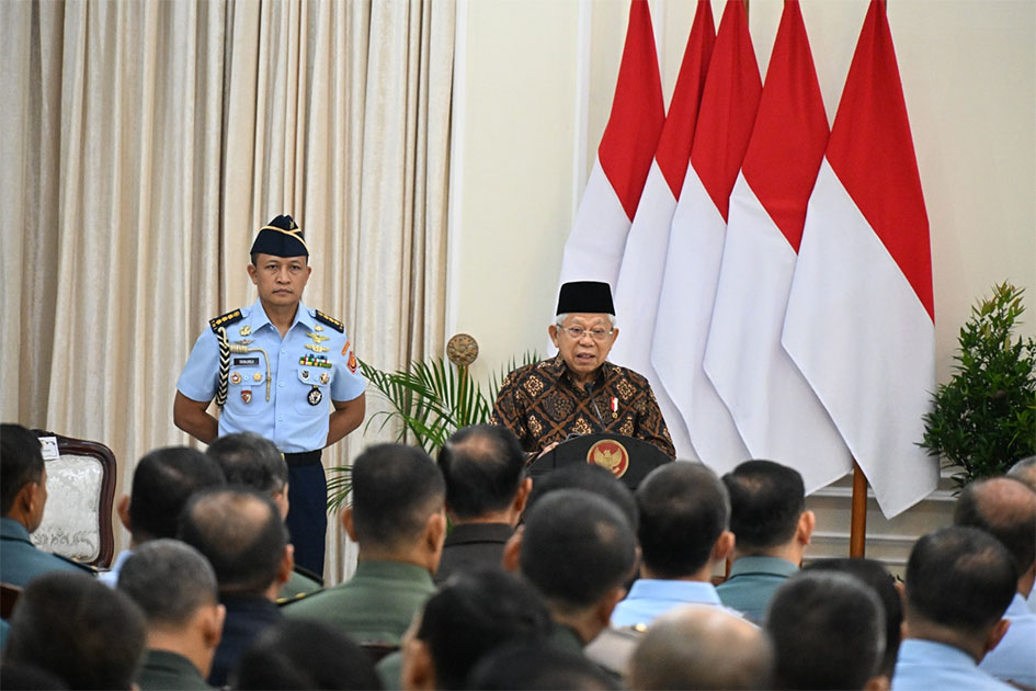 Wapres Maruf Amin ingin proses transisi pemerintahan berlangsung damai dan inklusif
