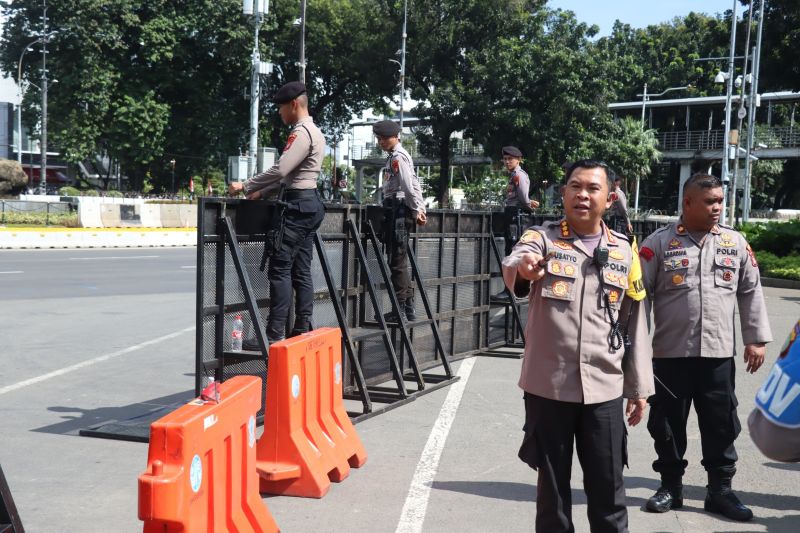 Polisi kerahkan 1.231 personel gabungan kawal aksi BEM SI di Patung Kuda hingga Istana