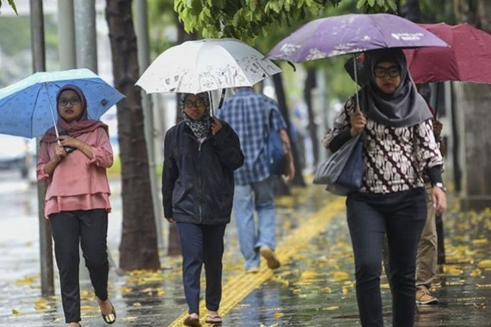 Jaksel diprakirakan hujan ringan pada Kamis siang