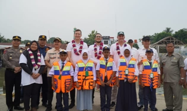KM sekolah dari Yagasu di Pulau Kampai antisipasi siswa telat ke sekolah KM sekolah dari Yagasu di Pulau Kampai antisipasi siswa telat ke sekolah