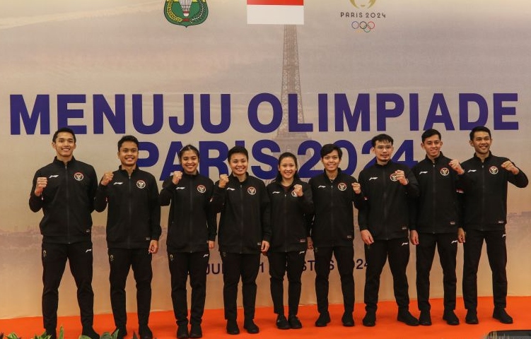 Tim bulu tangkis Indonesia memulai latihan di Chambly