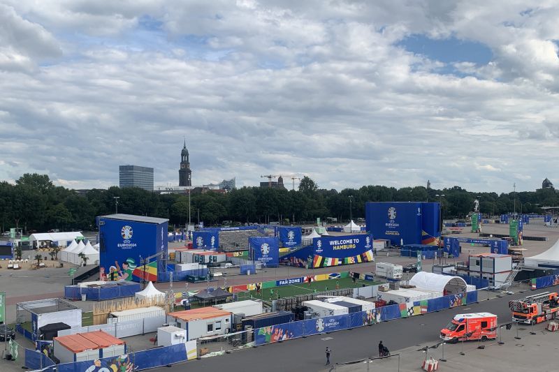 Fan Zone di Hamburg tutup untuk publik