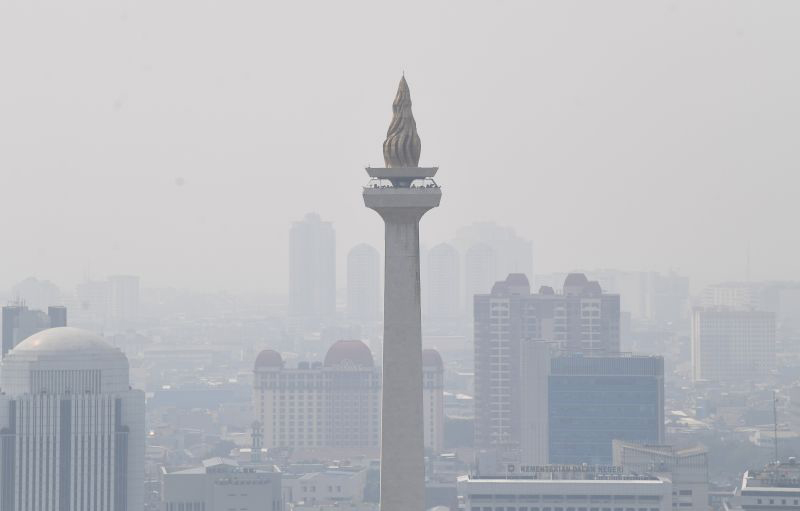 Kualitas udara Jakarta tidak sehat pada Jumat pagi Kualitas udara Jakarta tidak sehat pada Jumat pagi