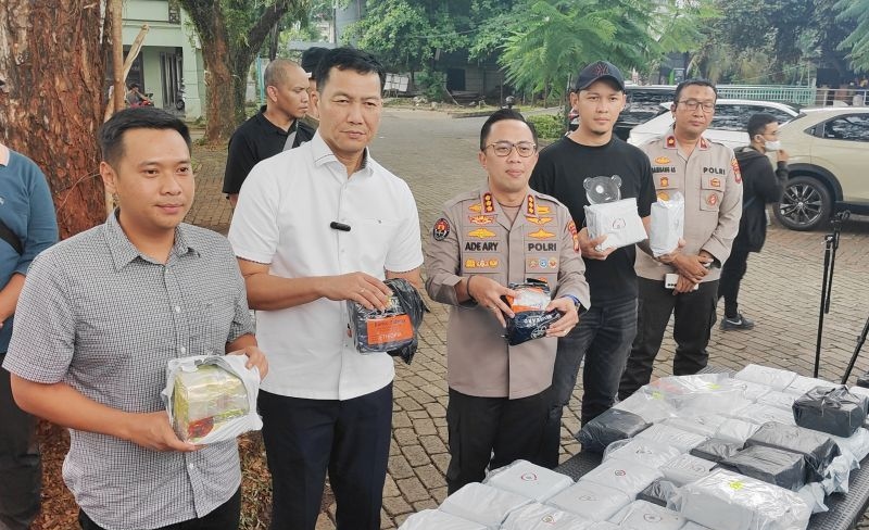 Polisi gagalkan peredaran 45 bungkus sabu di parkiran RS Farmawati
