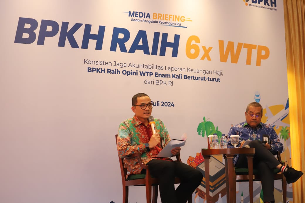 Enam kali raih WTP, BPKH buktikan komitmen kelola dana haji amanah dan terpercaya Enam kali raih WTP, BPKH buktikan komitmen kelola dana haji amanah dan terpercaya