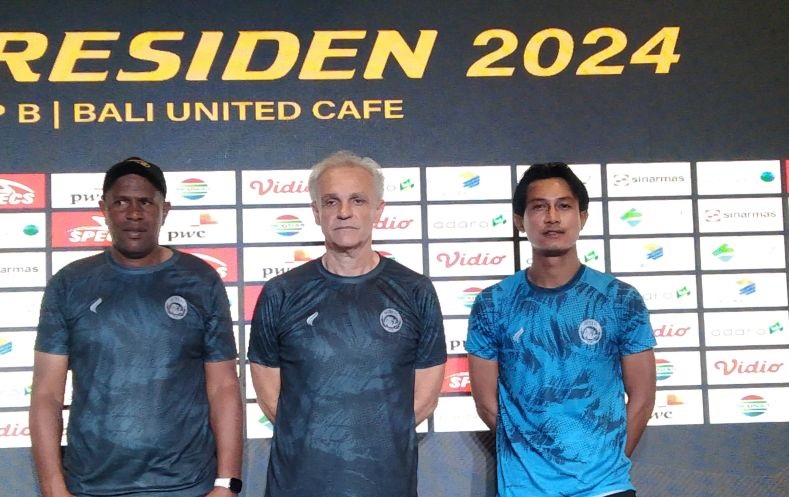 Arema siap main agresif hadapi Madura di Piala Presiden Arema siap main agresif hadapi Madura di Piala Presiden