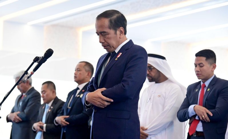 Di Abu Dhabi, Jokowi kunjungi Masjid Presiden Joko Widodo